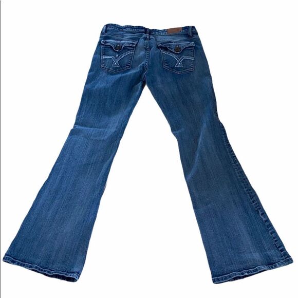 Vigoss Women’s Distressed Flare Jeans - Picture 3 of 8